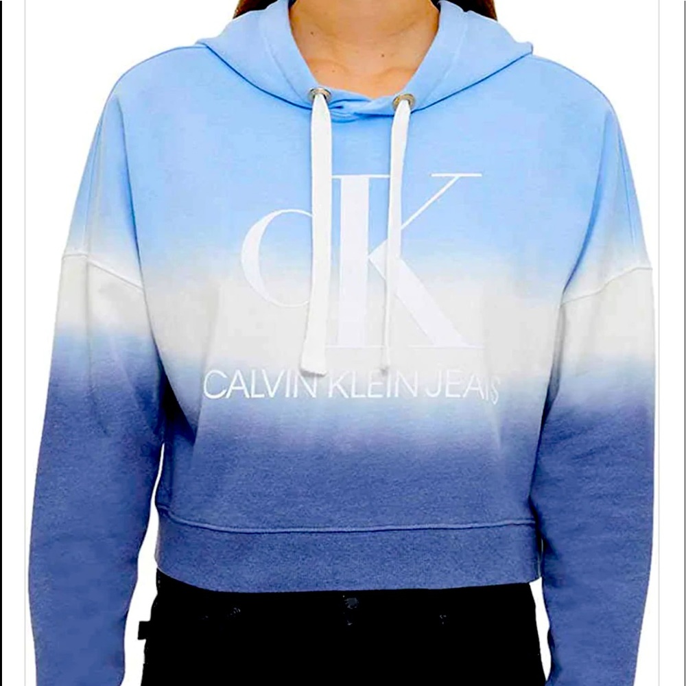 Calvin Klein Jeans Logo Tie Dye Hoodie